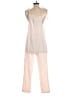 Bobi 100% Cotton Solid Ivory Jumpsuit Size M - photo 2