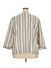 Perceptions 100% Polyester Ivory 3/4 Sleeve Blouse Size 24w - photo 2