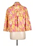 600 West Paisley Pink 3/4 Sleeve Button-Down Shirt Size L - photo 2