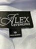 Alex Evenings Floral Blue Cocktail Dress Size 10 - photo 7