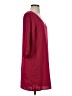 Everly 100% Polyester Solid Burgundy Casual Dress Size S - photo 4