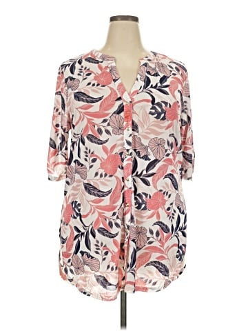 Siren Lily 3/4 Sleeve Blouse (view 1)