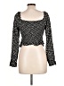 Japna 100% Rayon Black Long Sleeve Top Size L - photo 2