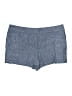 Ann Taylor LOFT Outlet Chevron-herringbone Blue Shorts Size 16 - photo 1