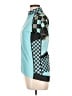 She Beest Teal Short Sleeve Turtleneck Size L - photo 5