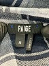 Paige Plaid Blue Short Sleeve Button-Down Shirt Size M - photo 7