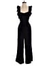 Fashion Union 100% Polyester Solid Black Jumpsuit Size 6 - photo 1