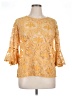 NY Collection Gold 3/4 Sleeve Blouse Size 1X - photo 1