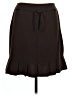 Larry Levine Solid Brown Casual Skirt Size 10 - photo 1