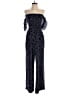 1.State Polka Dots Blue Jumpsuit Size M - photo 1