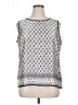 Talbots 100% Polyester Silver Sleeveless Blouse Size XL Petite - photo 1