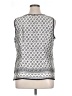 Talbots 100% Polyester Silver Sleeveless Blouse Size XL Petite - photo 2