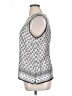 Talbots 100% Polyester Silver Sleeveless Blouse Size XL Petite - photo 5
