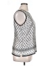 Talbots 100% Polyester Silver Sleeveless Blouse Size XL Petite - photo 4
