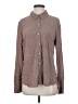 Soft Joie 100% Viscose Polka Dots Brown Long Sleeve Blouse Size S - photo 1