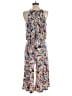 London Times Floral Pink Blue Jumpsuit Size 8 - photo 2