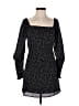 Mi ami Polka Dots Black Casual Dress Size XS - photo 1