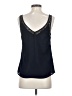 FRNCH 100% Polyester Blue Sleeveless Blouse Size S - photo 2