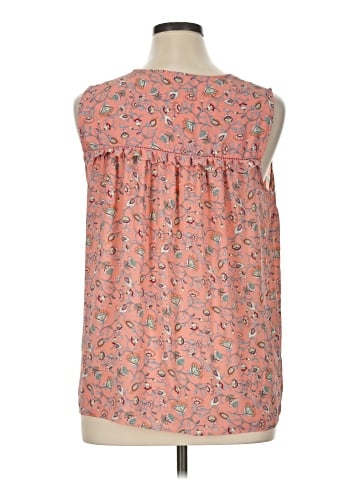 Rose + Olive Sleeveless Blouse (view 2)