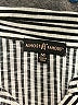 Almost Famous 100% Polyester Stripes White Short Sleeve Blouse Size M - photo 7