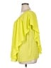 AGB 100% Polyester Yellow Short Sleeve Blouse Size 1X - photo 5