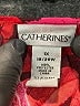 Catherines 100% Polyester Red 3/4 Sleeve Blouse Size 1X - photo 7