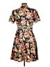 Dalia Macphee Print Black Casual Dress Size L - photo 2