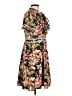 Dalia Macphee Print Black Casual Dress Size L - photo 4