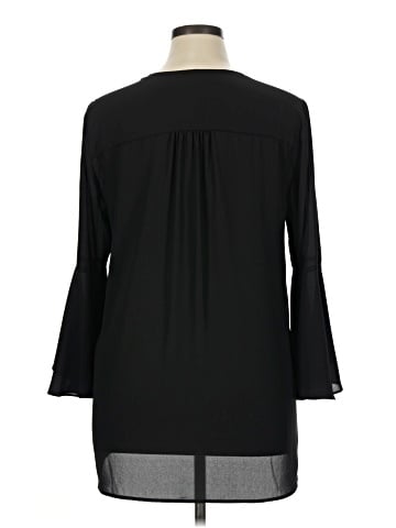 Karen Kane 3/4 Sleeve Blouse (view 2)