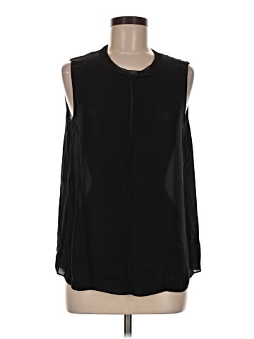 Vince. Sleeveless Silk Top (view 1)