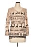 Ginger G. Animal Print Tan Pullover Sweater Size L - photo 1