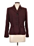 Le Suit Tweed Burgundy Blazer Size 10 Petite - photo 1