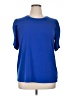 MICHAEL Michael Kors Blue Short Sleeve Top Size 1X - photo 1