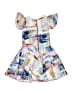 Zoe Ltd 100% Polyester Graphic White Dress Size 8 - photo 2