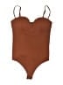 Express Solid Brown One Piece Swimsuit Size S - photo 1
