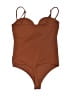 Express Solid Brown One Piece Swimsuit Size S - photo 2