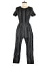 Utility Chevron-herringbone Gray Jumpsuit Size M - photo 1