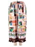 Sugarlips Print Ivory Casual Pants Size 2X - photo 1