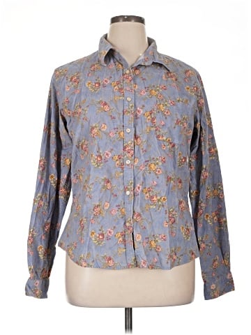 L.L.Bean Long Sleeve Button-Down Shirt (view 1)
