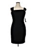 Jessica Howard Solid Black Cocktail Dress Size 14 (petite) - photo 1