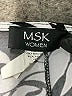 MSK Paisley Black Gray Casual Dress Size 1X - photo 7