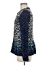 St. John Animal Print Blue Cardigan Size M - photo 5