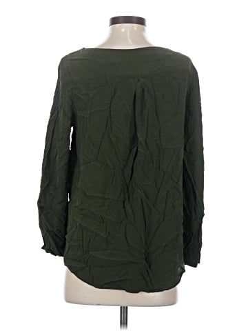 Banana Republic Long Sleeve Silk Top (view 2)