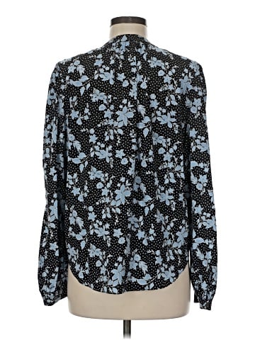 Veronica Beard Long Sleeve Silk Top (view 2)