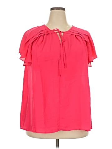 Max Studio Short Sleeve Blouse (view 1)