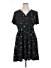 Mikarose Stars Black Casual Dress Size 1X - photo 1