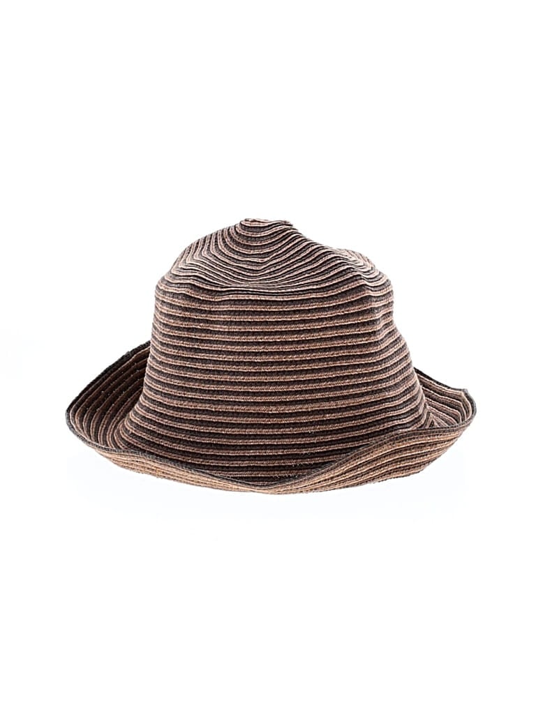 Pre-owned Eric Javits Sun Hat In Brown