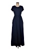 Unbranded 100% Polyester Solid Blue Casual Dress Size M - photo 1