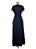 Unbranded 100% Polyester Solid Blue Casual Dress Size M - photo 2