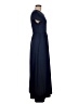 Unbranded 100% Polyester Solid Blue Casual Dress Size M - photo 4
